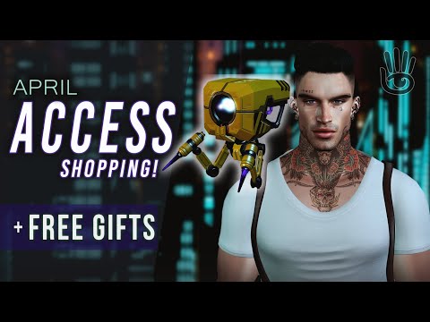 SECOND LIFE | ACCESS Shopping | Mens Fashion | Unisex & Furniture & FREE GIFTS & Robots!