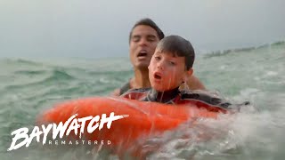 LIFEGUARD Manny DIVES IN TO Rescue A Kid From Drowning But Gets Into DANGER! Baywatch