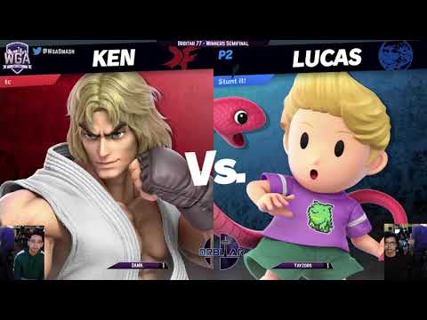 DAMN. (Ken) vs. WeS | Yayzors (Captain Falcon, Lucas) - Orbitar 77 - Winners Semis [Bad audio]
