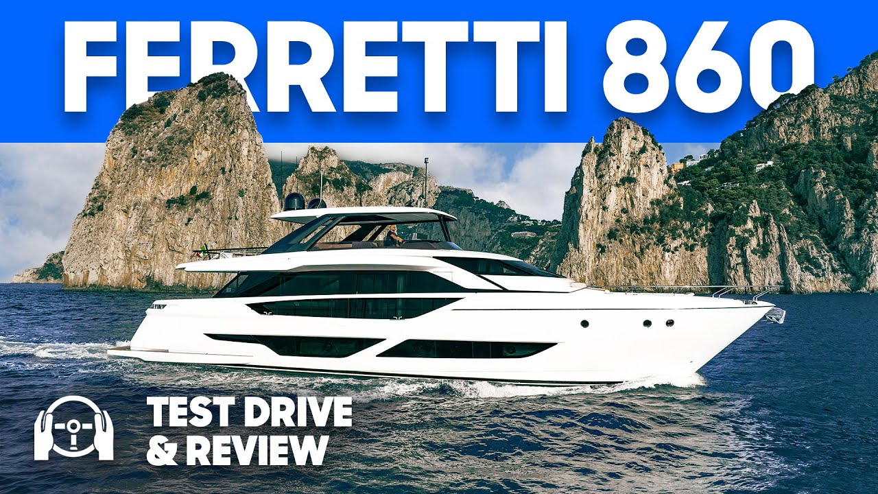 Ferretti 860 Test Drive, Tour & Review