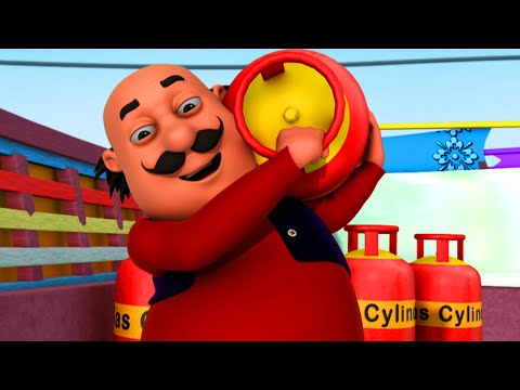 Motu Heavy Lifter ने किया Cylinder गायब | Motu-Patlu