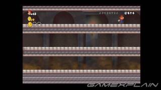 New Super Mario Bros. Wii Level 2 Castle 2 Star Coins