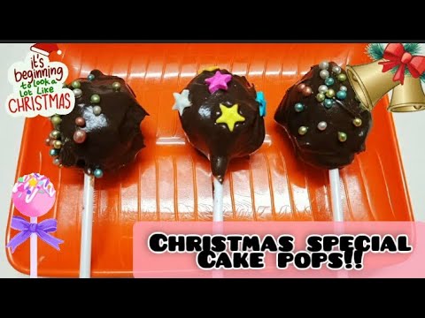 christmas special cake pops recipe 🎅 | chocolate popsicles | easy cooking with jasbeer