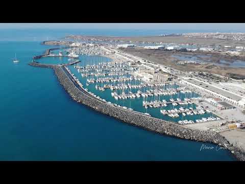 Il mare di Ostia dal drone