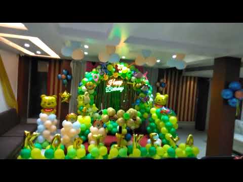 Bharthday party ballon theem work good decorason