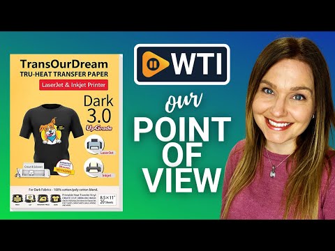 TransOurDream Iron on Transfer Paper - WTI product video review