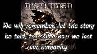 DISTURBED - NEVER AGAIN (Lyric Video)