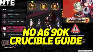 No P2W A6 Units One Team Hunter Crucible 90k Clear Guide!【Neverness To Everness】