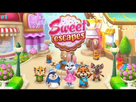 Sweet Escapes прохождение #1 Знакомство с Зайкой и Пингвинёнком, первая Выпечка
