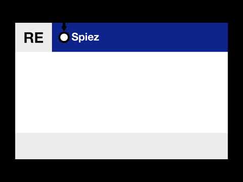 BLS Ansage - Spiez Endbahnhof (D F E) - RE Brig-Spiez