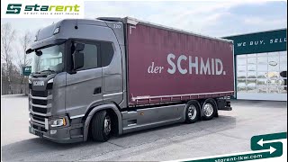 Venta de Scania S500 Planen Aufbau Schwarzmüller 6x2, Standklima, Retarder, Voll camión con lona corredera - Imagen 4 | Autoline AR Scania S500 Planen Aufbau Schwarzmüller 6x2, Standklima, Retarder, Voll camión con lona corredera | Imagen 4 - Autoline