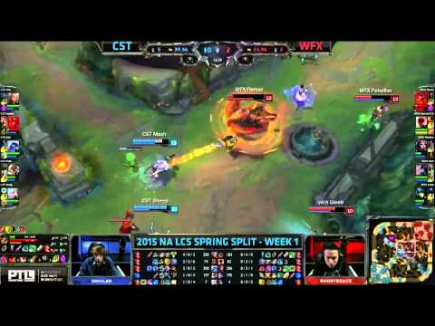 Team Coast vs Winterfox - HIGHLIGHTS - NA LCS Spring 2015 - W1D2 - Season 2015 - League of Legends