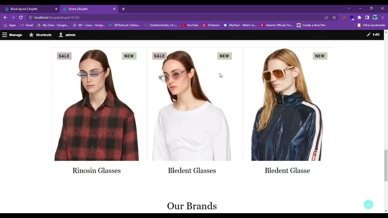 Drupal E-commerce Website(demo)