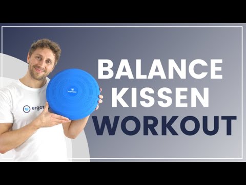 Balancekissen Workout ➡️ Trainiere in 8 Minuten Deinen ganzen Körper!