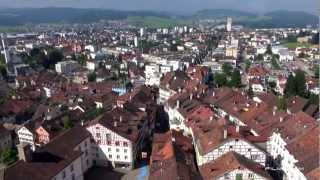 preview picture of video 'Aussergewöhnliche Flugaufnahmen Altstadt Wil SG'