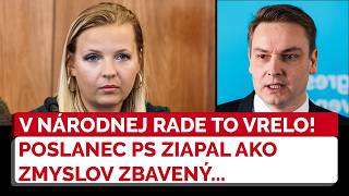 Konflikt v NR SR aký nemá obdobu. Plevíková reaguje na záchvat poslanc