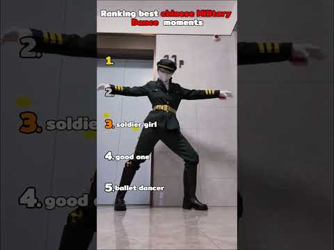ranking chinese Military Dance moments #shorts