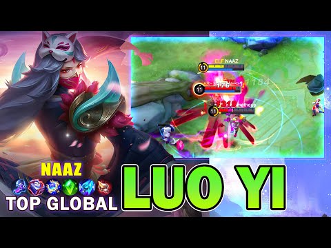 Luo Yi Brutal Damage One Shot Kill  Luo Yi Top 1 Global 2022   Mobile Legends