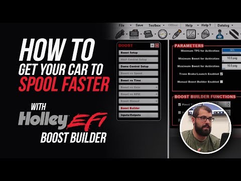 Holley EFI How To: Boost Builder