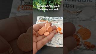 Vitamin C face pack for younger looking and beautiful skin#shorts #shortvideo#staybeautiful