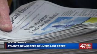 Atlanta Journal-Constitution publishes final print edition after 157 years