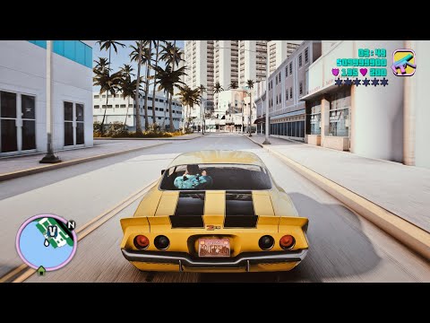 GTA: Vice City Remastered [4K] Free Roam Gameplay!