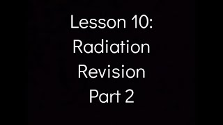 Lockdown Sessions 2.0: GoPro Linn Park Special PLUS Radiation Revision Part 2