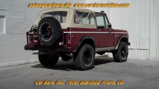 preview picture of video 'SOLD! - 1967 Ford Bronco with goodies at Car Barn in Fruita'