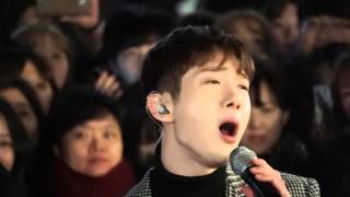 160217 flutter - 조권 @홍대 걷고싶은거리