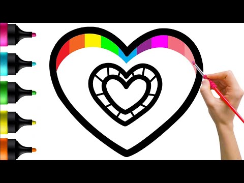 Heart Art Adventure: Drawing, Painting & Coloring for Kids & Toddlers