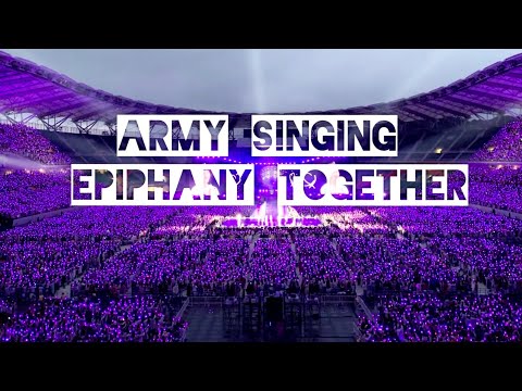 Armys singing Epiphany Together | Goosebumps Overloaded |