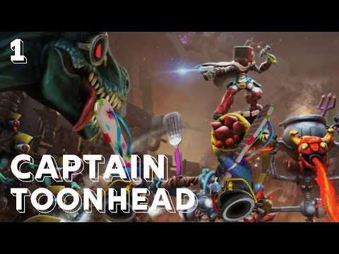 Captain ToonHead vs the Punks from Outer Space | A Nostalgic RTS Shooter For Tower Defense Fans