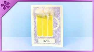 DIY How to make Father's Day card, beer mug (ENG Subtitles) - Speed up #365