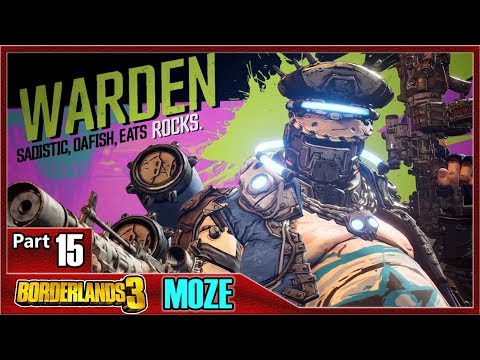 Borderlands 3: Moze, Part 15 / Hammerlocked, On The Blood Path Holder or Ramsden, The Warden Boss