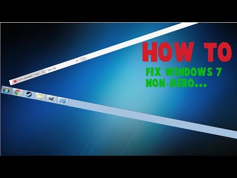 How to fix Windows 7 Aero non-transparent l Tutorial