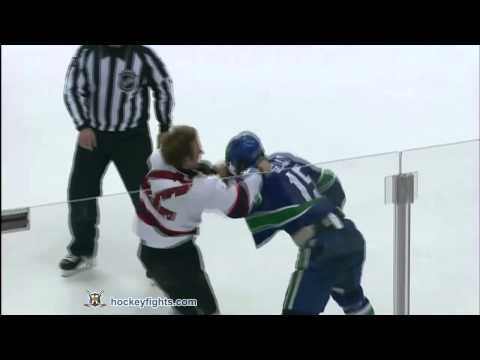 Brad Mills vs Tanner Glass Nov 1, 2010