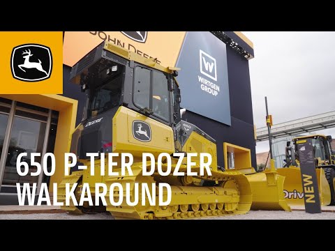 650 P-Tier Dozer Walkaround | John Deere Construction