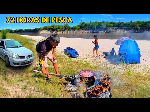 3 Dias Recorriendo Nuevos Lugares de Pesca Épicos. Pesca en Rosario del Tala, Arenas blancas