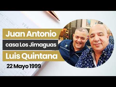 Juan Antonio Díaz y Luis Quintana Casa Los Jimaguas Mayo 1999