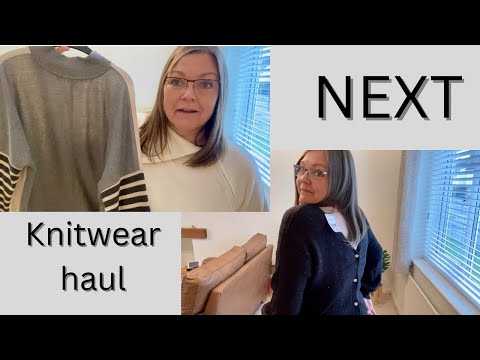 NEXT fashion haul try on part 1 | Knitwear haul