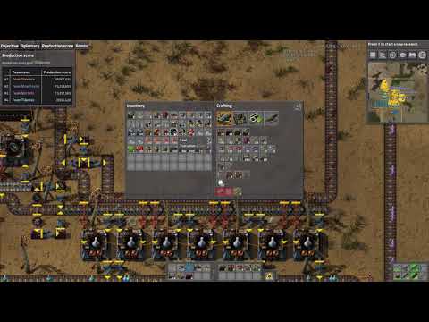 Factorio Multiplayer Production Challenge Round 2 EP5 Gameplay - With ColonelWill, AntiElitz & More!