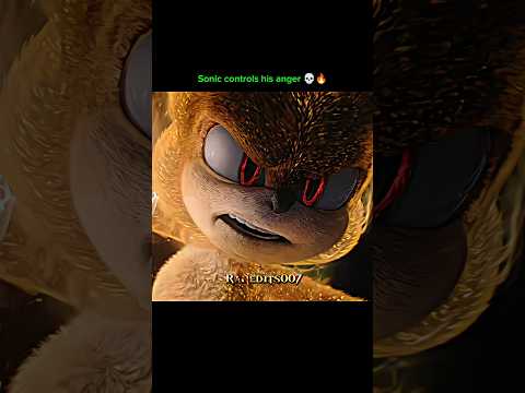 Sonic controls his anger 💀😱 | sonic the hedgehog | #sonic #edit #shorts