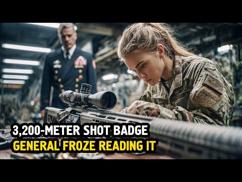 The General Walked Past Her Barrett .50 — Then Froze Reading Her 3,200-Meter Sniper Badge