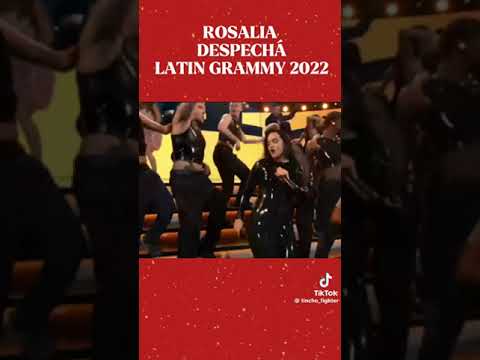 #Rosalía en los latín Grammys 2022-despecha