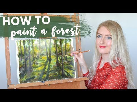 TREE PAINTING TUTORIAL | Step by Step How To