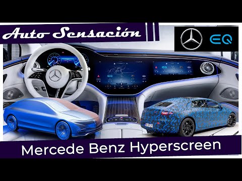 Presentación  Mercedes Benz Hyperscreen MBUX. El sorprendente interior del  próximo EQS