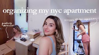unpacking & organizing my office in my nyc apartment *finally*