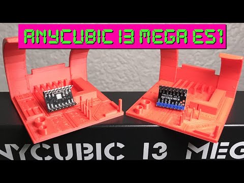 Anycubic I3 Mega: Er ist leise! TMC2208 V2 Einbau, Test, Qualitätscheck