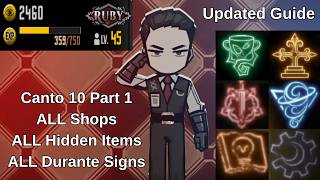 [Limbus Company] Canto 10 Part 1 Guide ALL Shops, Items and Durante Signs