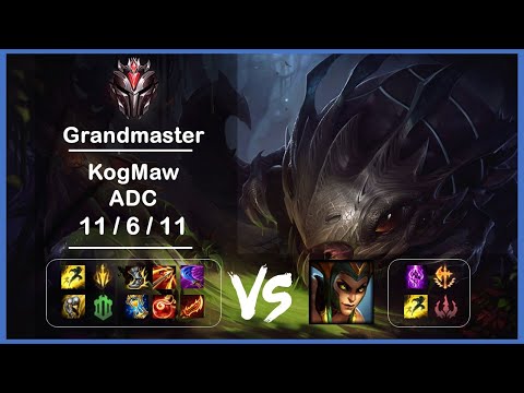 ADC KogMaw vs Cassiopeia Patch 11.17